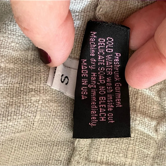 Vintage‎ Nannette Keller Linen Midi Skirt Small - Picture 4 of 7